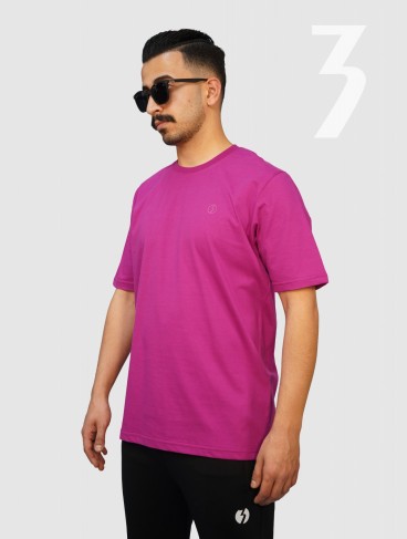 تیشرت مردانه صورتی تیره