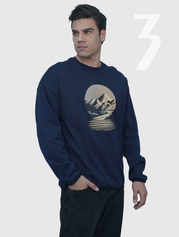 دورس مردانه کژوال سرمه ای طرحدار