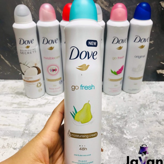 اسپری ضدتعریق مدل Go Fresh با عصاره گلابی حجم 250 میل داو