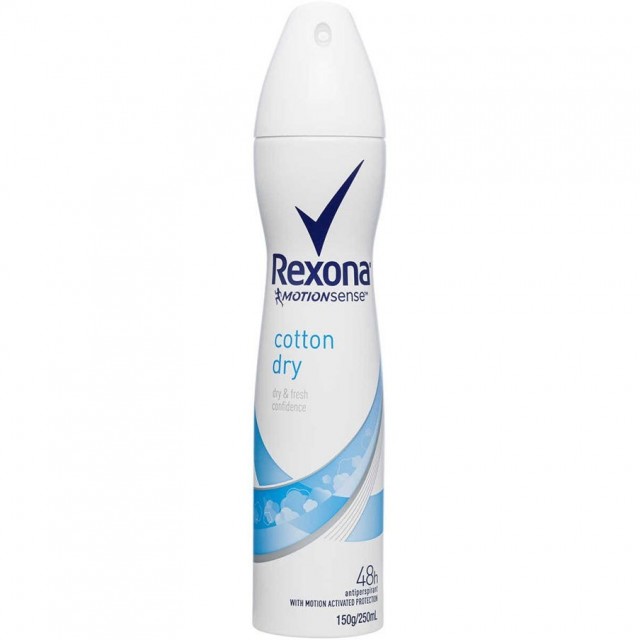 اسپری دئودورانت رکسونا زنانه کوتون درای 48 ساعته 200 میل