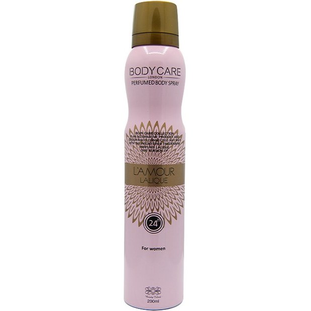اسپری دئودورانت زنانه مدل Amour حجم 200 میل بادی کر