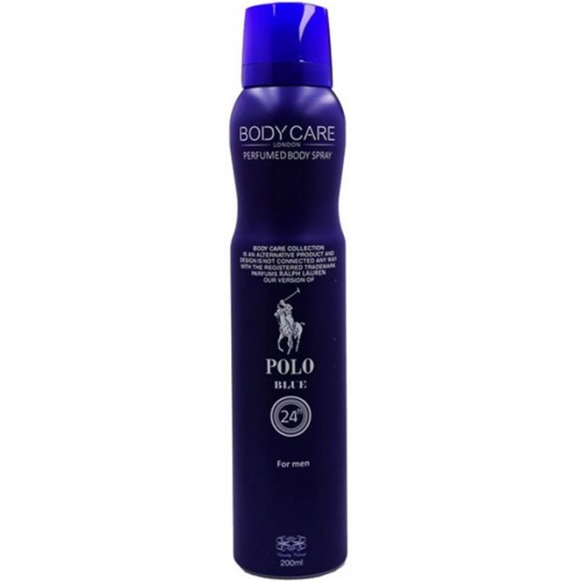 اسپری خوشبو کننده بدن مردانه مدل Polo Blue حجم 200میل بادی کر
