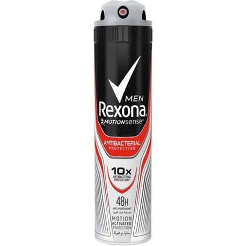 اسپری دئودورانت مردانه رکسونا آنتی باکتریال پروتکشن 48 ساعته حجم 200 میل