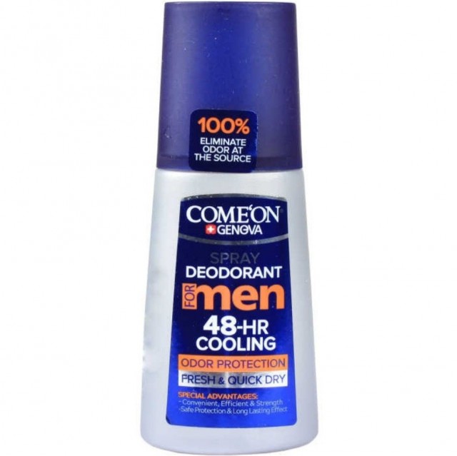 اسپری دئودورانت مردانه کامان با رایحه خنک حجم 125 میلی لیتر