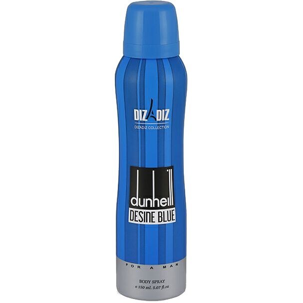اسپری خوشبو کننده بدن مردانه دیزادیز مدل دانهیل دیزایر بلو حجم 150 میل
