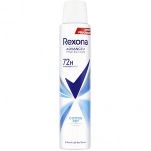 اسپری ضد تعریق زنانه رکسونا مدل cotton dry (200 میل)