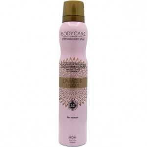 اسپری دئودورانت زنانه مدل Amour حجم 200 میل بادی کر