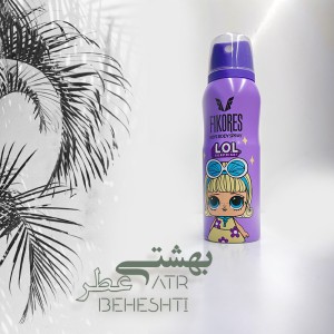 اسپری بدن بچه گانه فیکورس طرح ال او ال (LOL)
