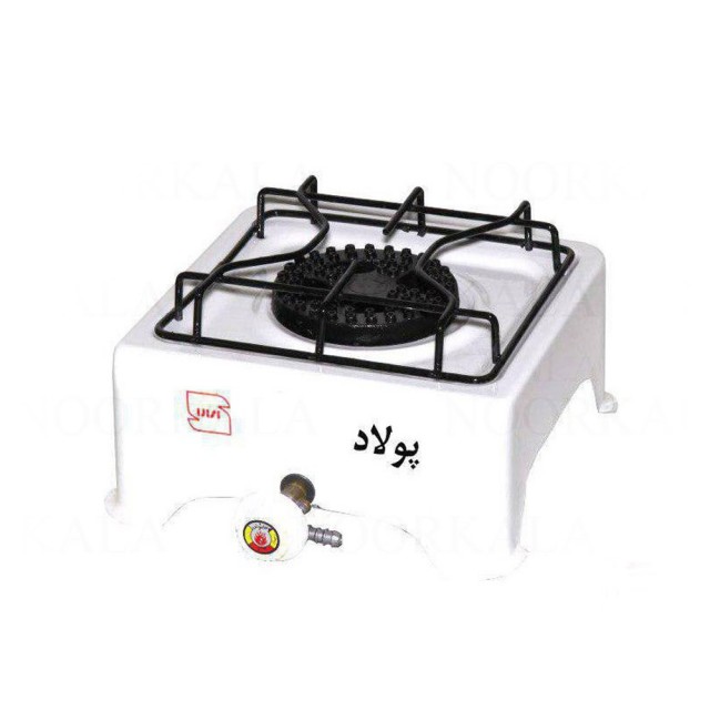 اجاق گاز رومیزی تک شعله پرسی لعاب آذرین پولاد
