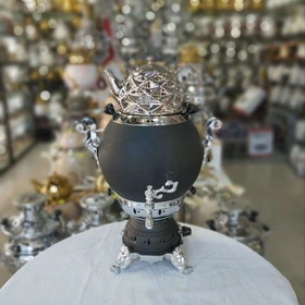 سماور گازی سه کاره نارون 6لیتر رنگ مشکی