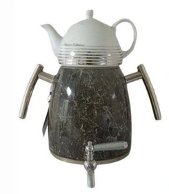 کتری و قوری 6 لیترهرمی رنگی (NEZAZ) کد 4017