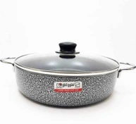 تابه پوشش طرح گرانیت با درب پیرکس سایز 24 تابان (جدید و استاندارد)