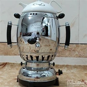 سماور افسون مدل پلوتون ترموکوبل دار با قوری سه کاره  6 لیتر