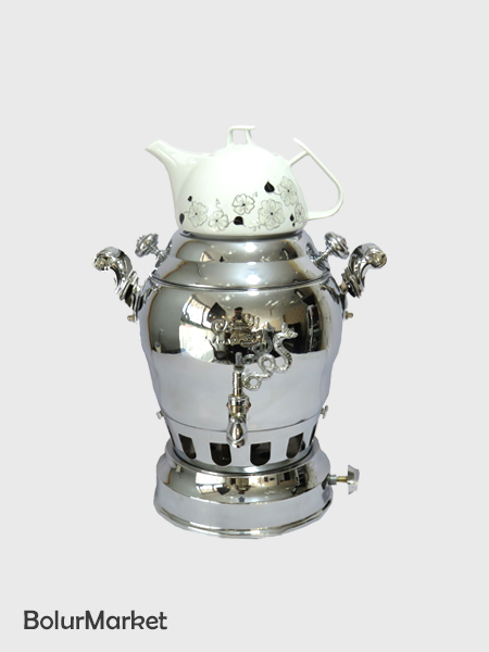 سماور افسون مدل شبنم با قوری سه کاره  6 لیتر