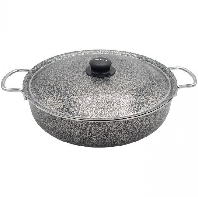 تابه درب فلزی گرانیت تابان سایز 40 (کد TT340G)