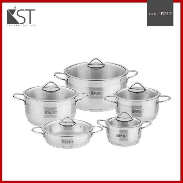 سرویس قابلمه کی اس تی (KST) 10 پارچه کد 5010