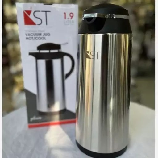 فلاسک شیشه دار استیل  1/9 لیتری کی اس تی( KST)