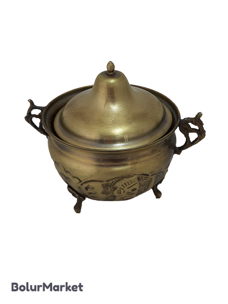 قندان برنجی آنتیک