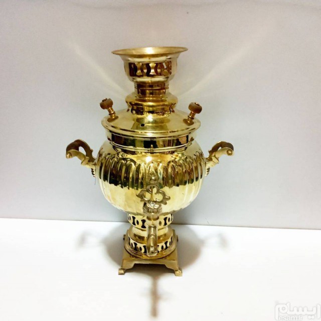 سماور ذغالی برنجی، ۲لیتری