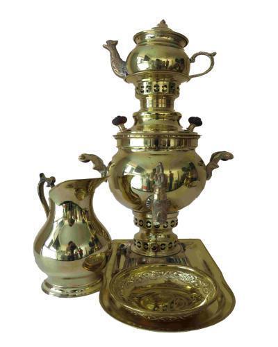 سماور زغالی توپی