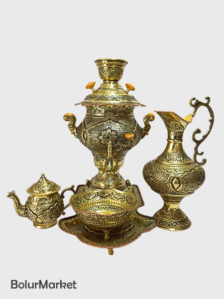 سماور ذغالی سیاه قلم استاد