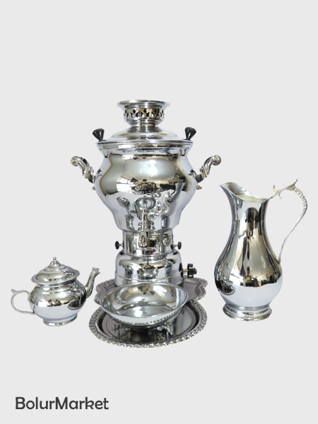 سرویس سماور گازی کروم (افسون)