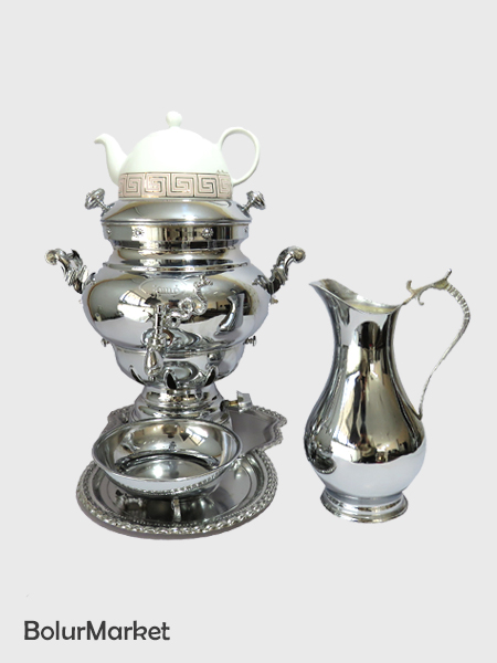 سرویس سماور گازی پایه زغالی باران (افسون)