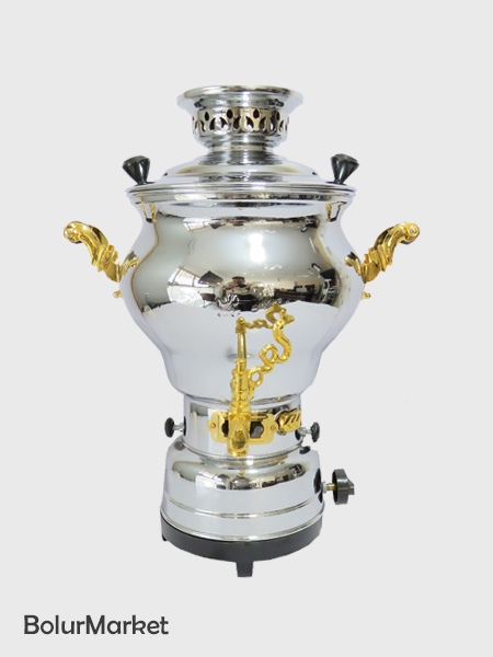 سرویس سماور گازی دسته طلا