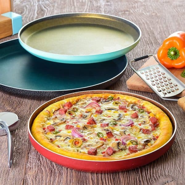 تابه پیتزا پز سایز 30 عروس تفلون