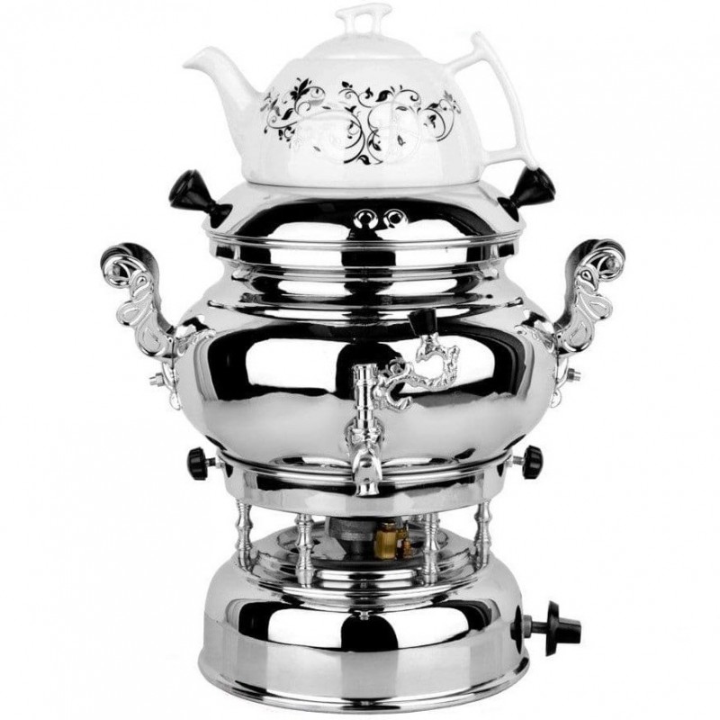 سماور گازی بهریز مدل ترموکوبل دار (6 لیتری)