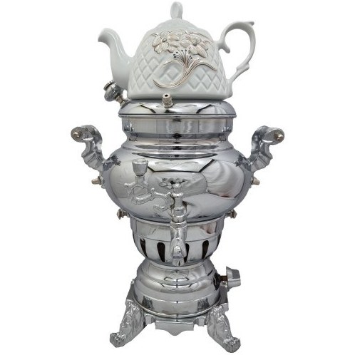 سماور گازی 4 لیتر 3 کاره ساده برسادیس