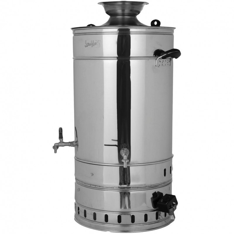 سماور 90 لیتری گازی / تنوره دار / استیل ضد آب | DHLMarket