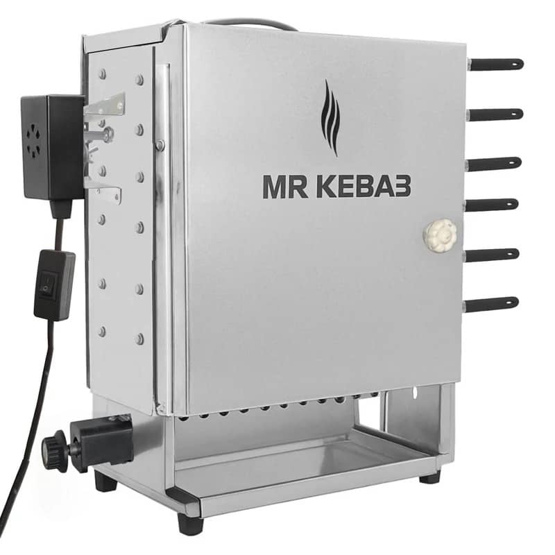 کباب پز مستر کباب مدل ۱۲ سیخ موتور دار