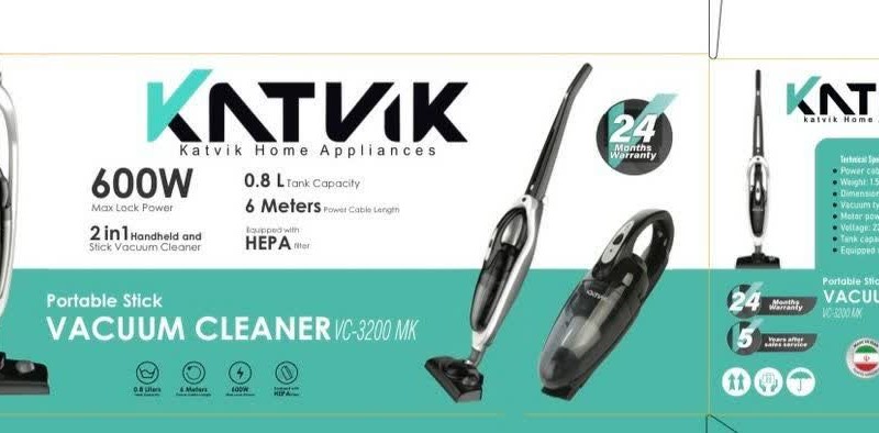 جاروبرقی پرتابل کاتویک مدل VC-3200 MK
