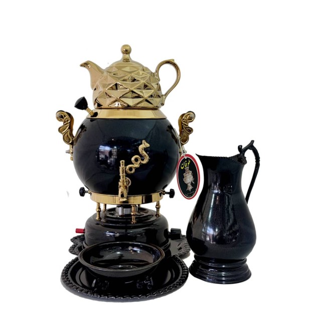 سماور طوفان سه کاره فندک دار مشکی