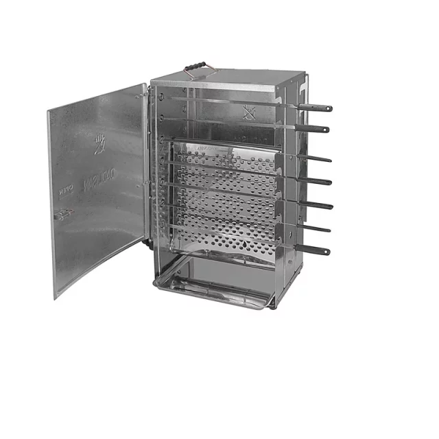 کباب پز دادلیسان 14 سیخ موتور دار بدون دود ایستاده