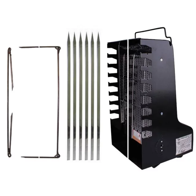 کباب پز ضیافت مدل STAR-10 به همراه سیخ کباب و منقل مدل شعله