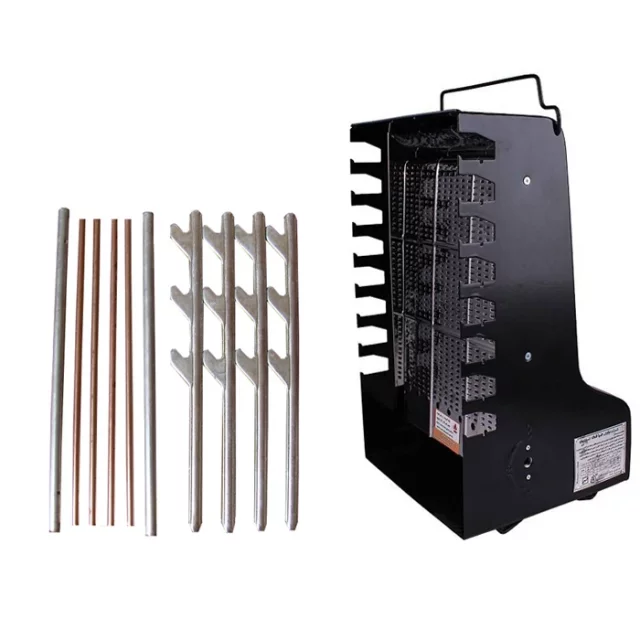 کباب پز ضیافت مدل STAR-10 به همراه منقل صحرایی مدل شعله