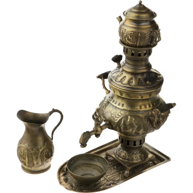 ست سماور دکوری مهرگان مدل 7890