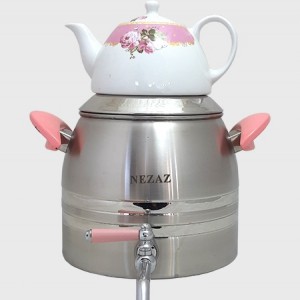 کتری و قوری صورتی نزاز  NEZAZ