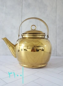 کتری تک لوله دارطلایی 4لیتر  (NEZAZ) کد 3100