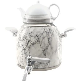 کتری و قوری  5 لیتر طرح ترک رنگی  طرح سنگ (NEZAZ) کد 3025