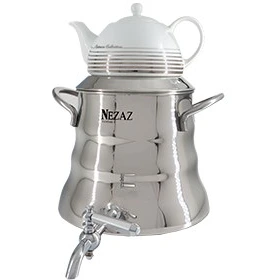 کتری و قوری 6 لیتر هرمی کلاسیک (NEZAZ) کد 4034