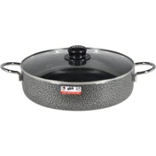 تابه پوشش طرح گرانیت با درب پیرکس سایز 26 تابان (جدید و استاندارد)