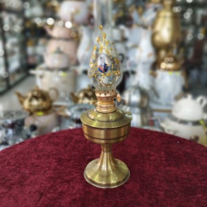 شمعدان کوچک برنجی مدل آنتیک