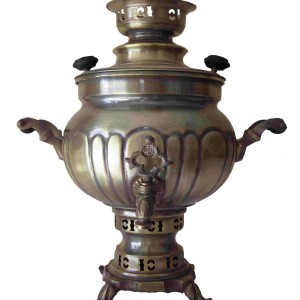 سماور زغالی آنتیک ترکدار