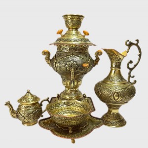 سماور ذغالی سیاه قلم استاد