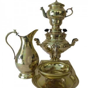 سماور زغالی عدسی