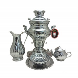 سرویس سماور طوفان ۶ لیتر گل نرگس