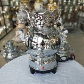 سماور برقی طوفان 6 لیتر (قوری دار)